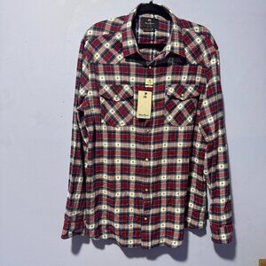 NWT Wind River pearl snap mens XL button down shirt